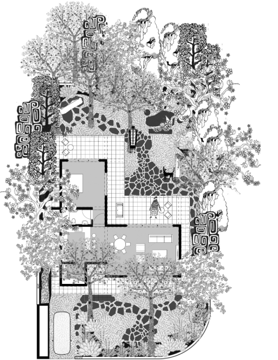 Villa 1bhk layout