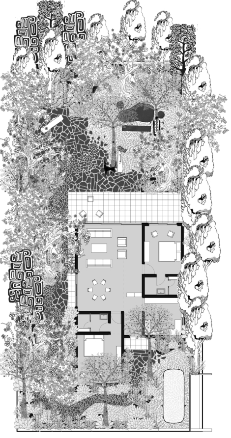 Villa 1bhk layout